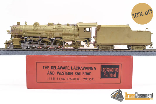 Ho Brass - Nickel Plate Products Npp Dl&W Lackawanna N-6 Pacific 4-6-2 Unpainted 1984 Steam