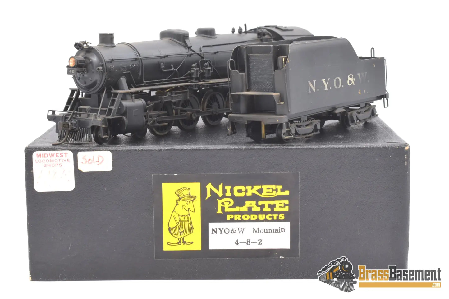 Ho Brass - Nickel Plate Products Npp Nyo&W New York Ontario & Western 4 - 8 - 2 Custom Paint Steam