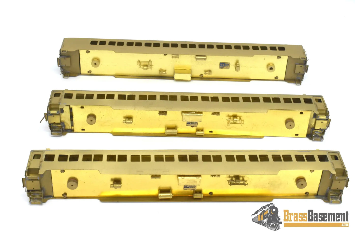 Ho Brass - Nj Custom Ps - 730 - S New Haven ‘American Flyer’ Osgood Bradley 3 Car Set Passenger