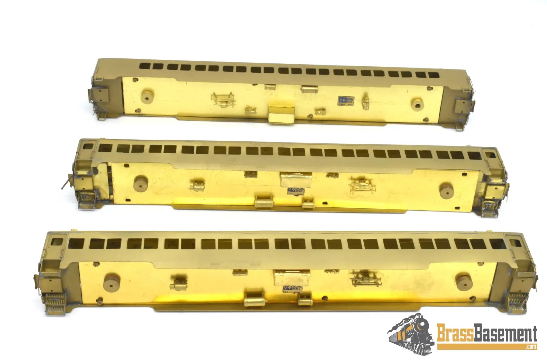 Ho Brass - Nj Custom Ps - 730 - S New Haven ‘American Flyer’ Osgood Bradley 3 Car Set Passenger
