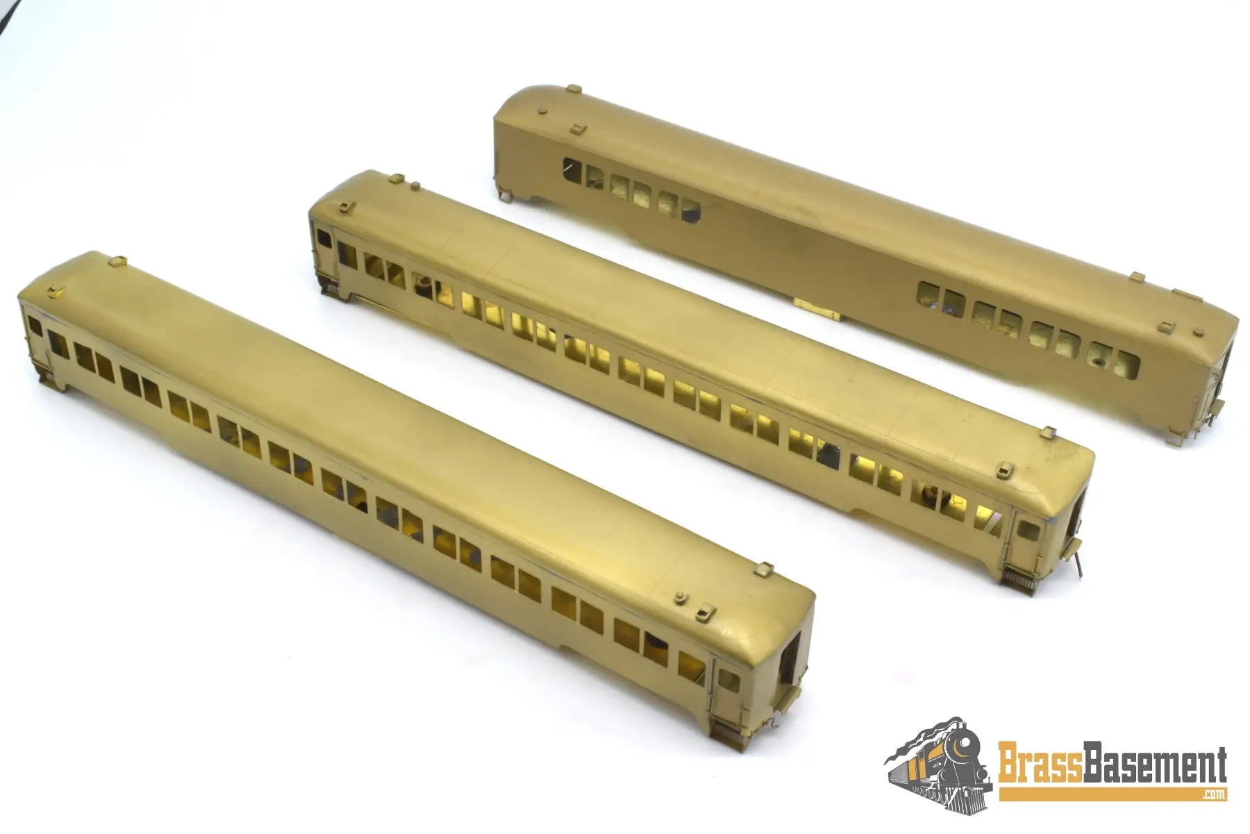 Ho Brass - Nj Custom Ps - 730 - S New Haven ‘American Flyer’ Osgood Bradley 3 Car Set Passenger
