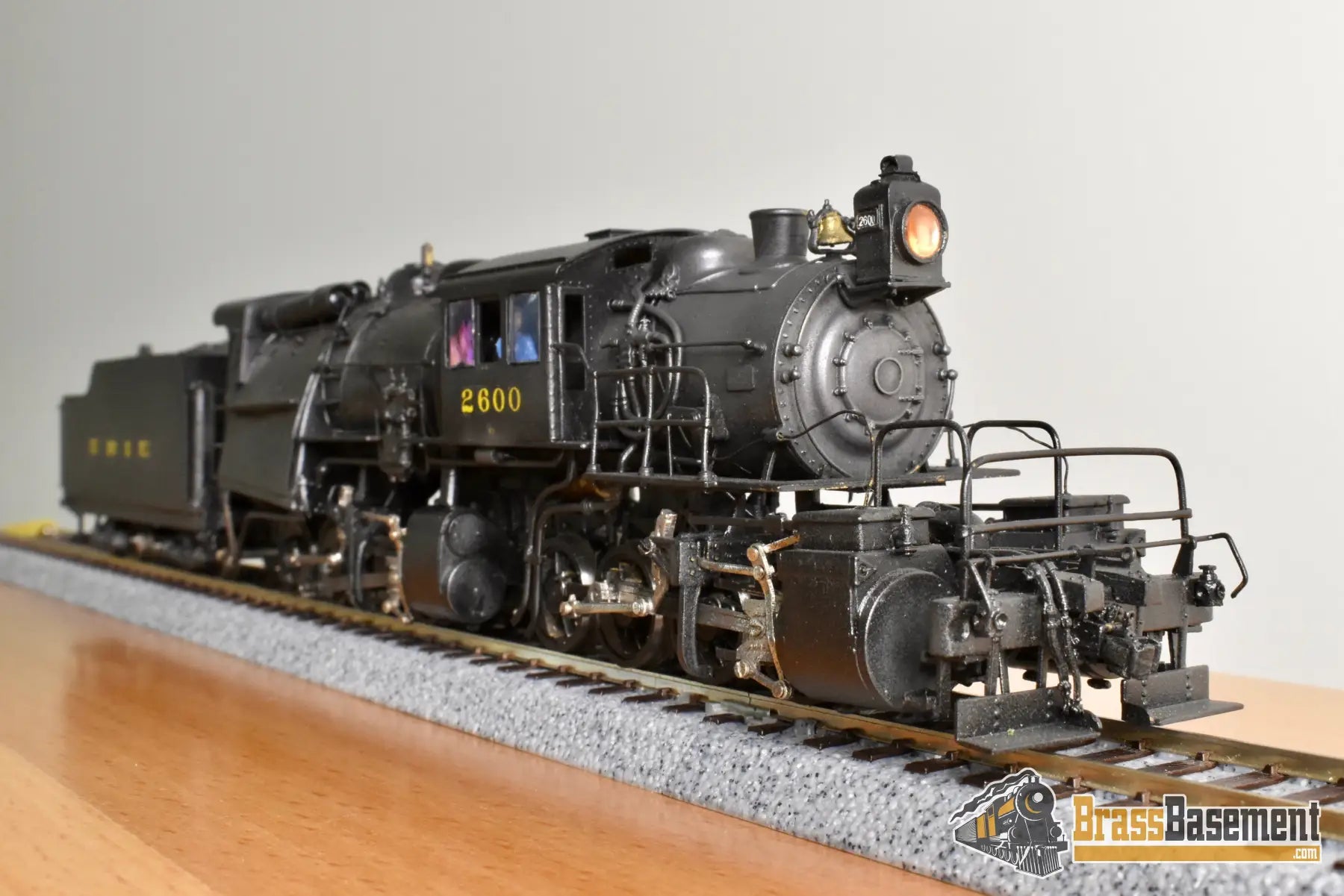 HO Brass - NJCB 222 Erie Camelback L-1 0-8-8-0 #2600 - Pro C/P - The Largest Camelback Steam