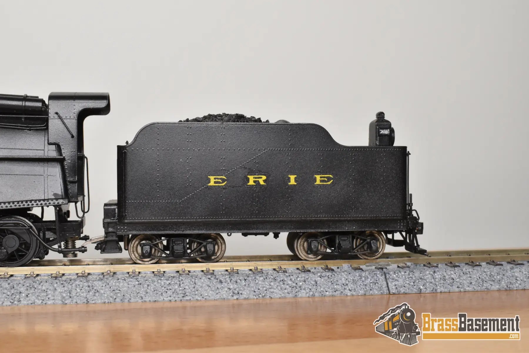 HO Brass - NJCB 222 Erie Camelback L-1 0-8-8-0 #2600 - Pro C/P - The Largest Camelback Steam