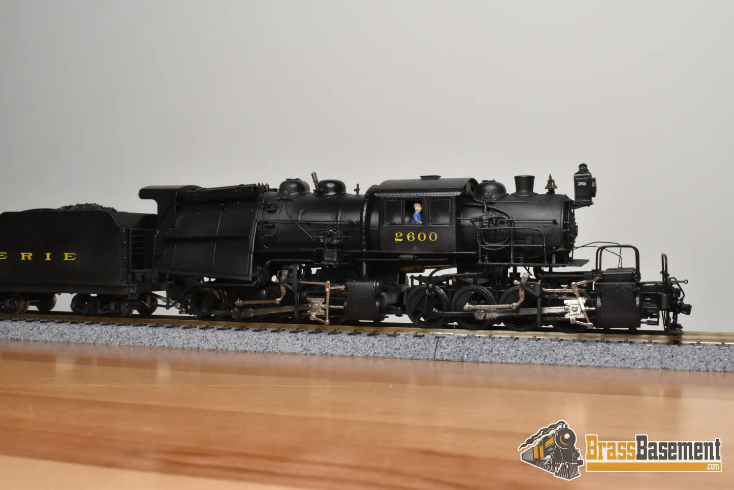 HO Brass - NJCB 222 Erie Camelback L-1 0-8-8-0 #2600 - Pro C/P - The Largest Camelback Steam