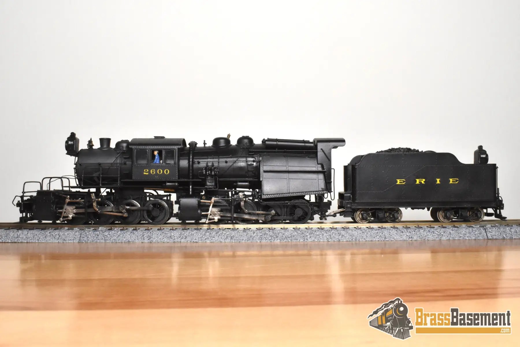 HO Brass - NJCB 222 Erie Camelback L-1 0-8-8-0 #2600 - Pro C/P - The Largest Camelback Steam