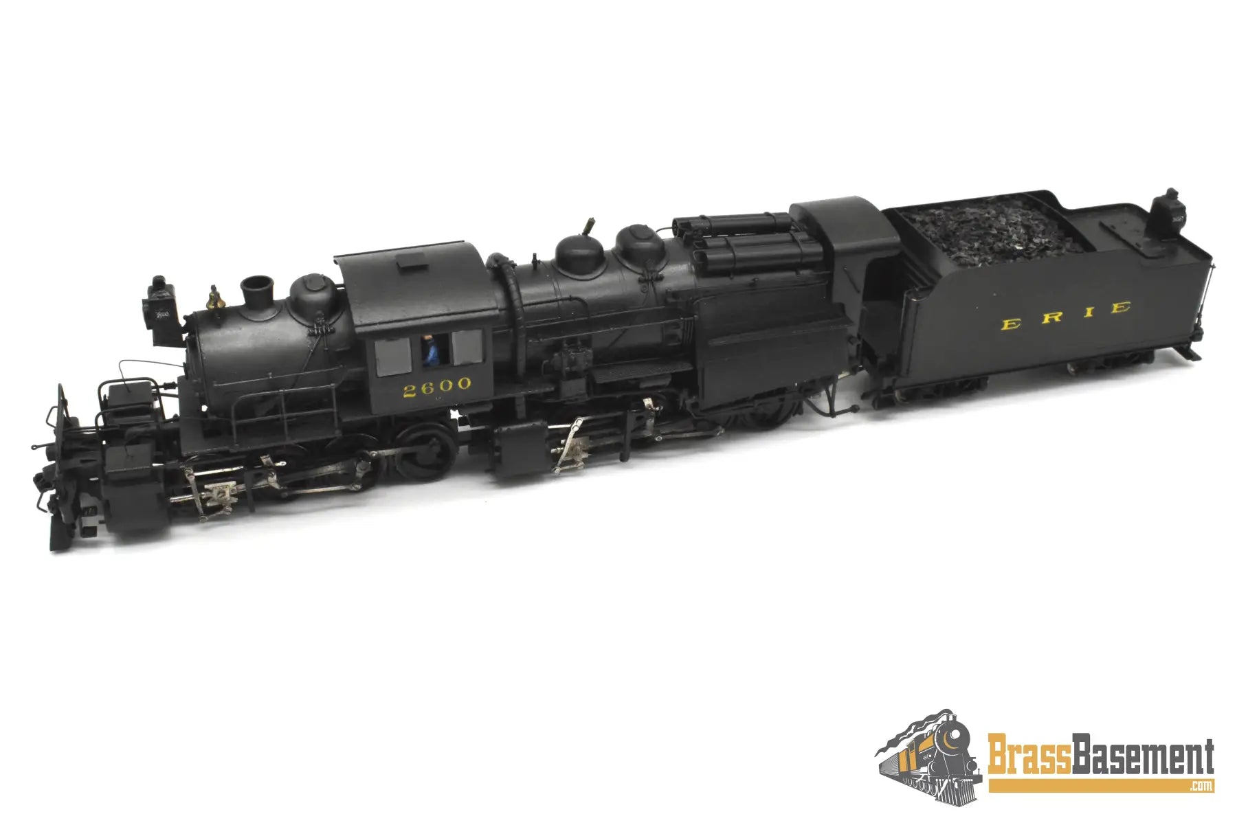 HO Brass - NJCB 222 Erie Camelback L-1 0-8-8-0 #2600 - Pro C/P - The Largest Camelback Steam
