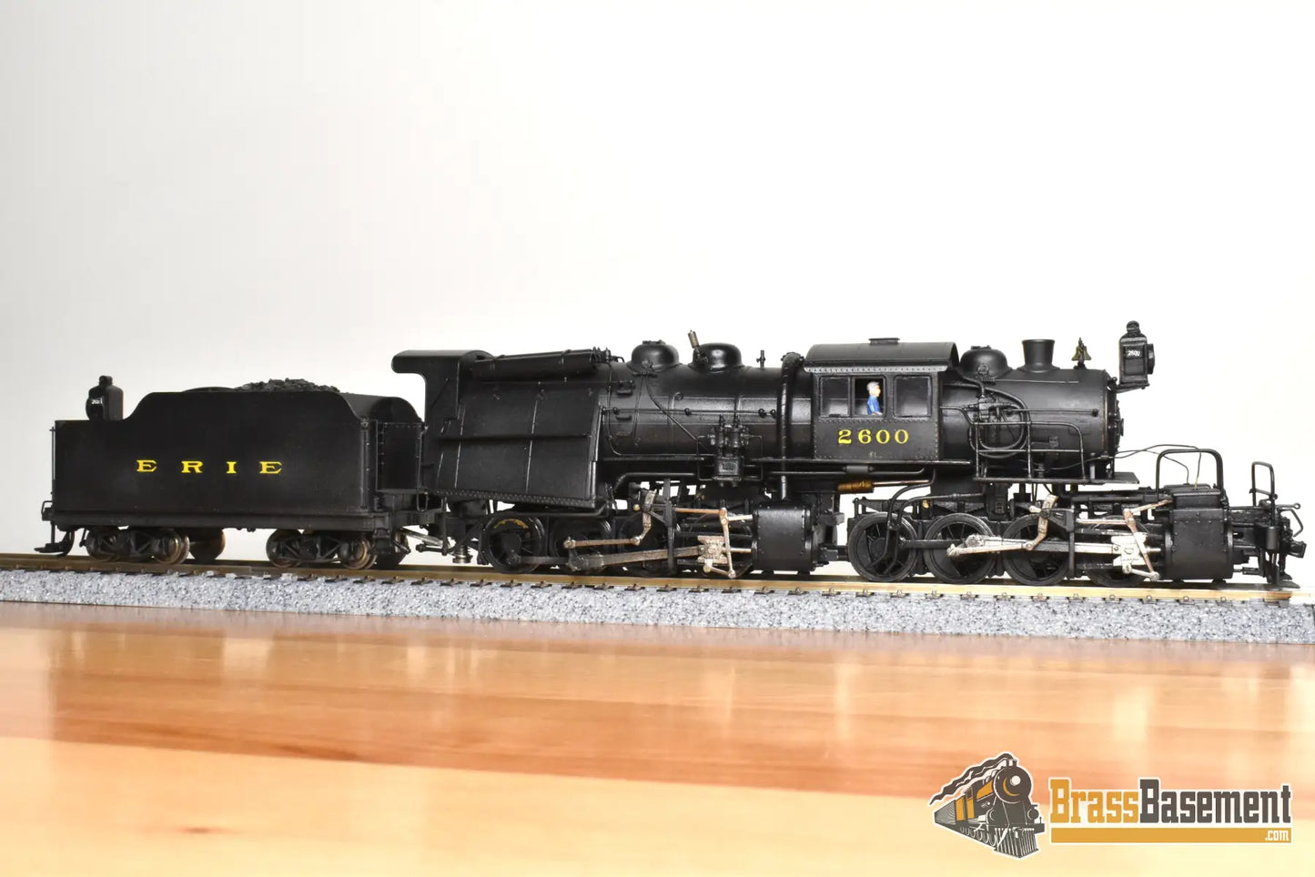 HO Brass - NJCB 222 Erie Camelback L-1 0-8-8-0 #2600 - Pro C/P - The Largest Camelback Steam
