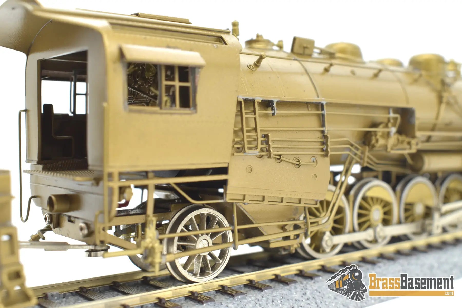 Ho Brass - Njcb 279A Chesapeake & Ohio C&O B - 1 2 - 10 - 2 W/ Elesco Fwh Unpainted Steam