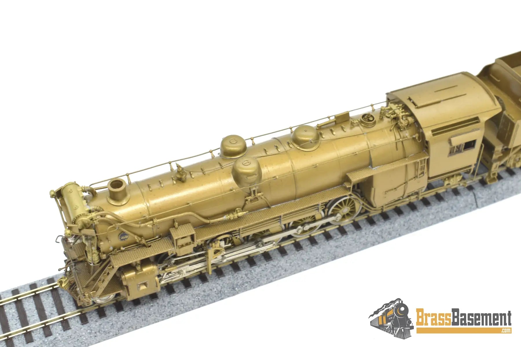 Ho Brass - Njcb 279A Chesapeake & Ohio C&O B - 1 2 - 10 - 2 W/ Elesco Fwh Unpainted Steam