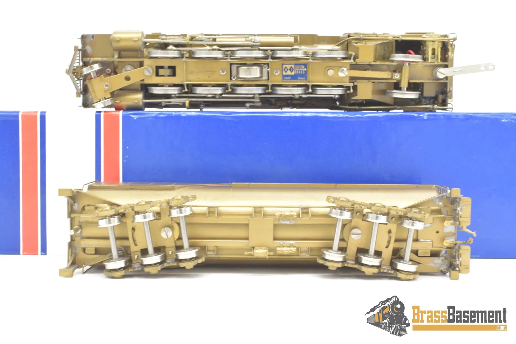 Ho Brass - Njcb 279A Chesapeake & Ohio C&O B - 1 2 - 10 - 2 W/ Elesco Fwh Unpainted Steam