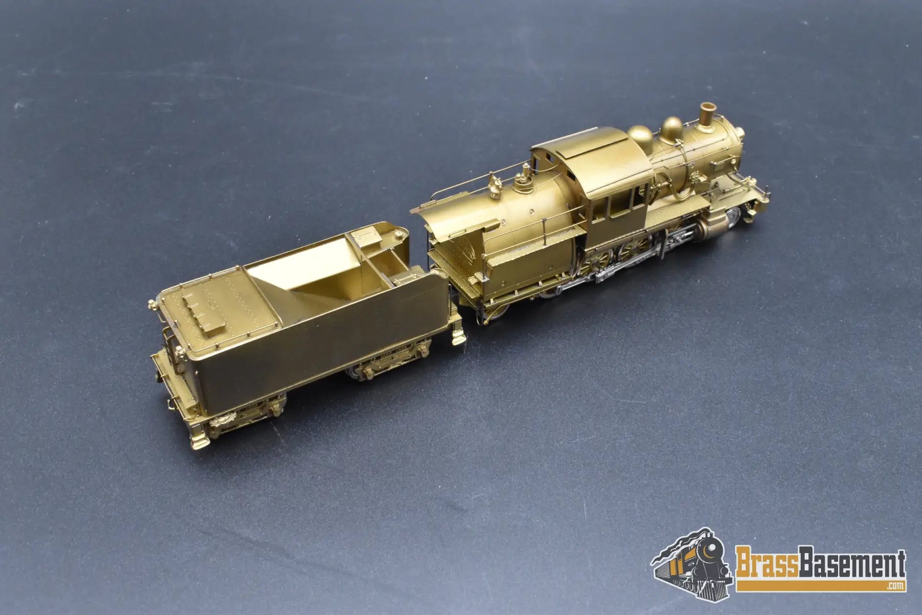HO Brass - NJCB 885 Lehigh Valley N-1 Camelback 2-8-2 Unpainted - Mint Steam