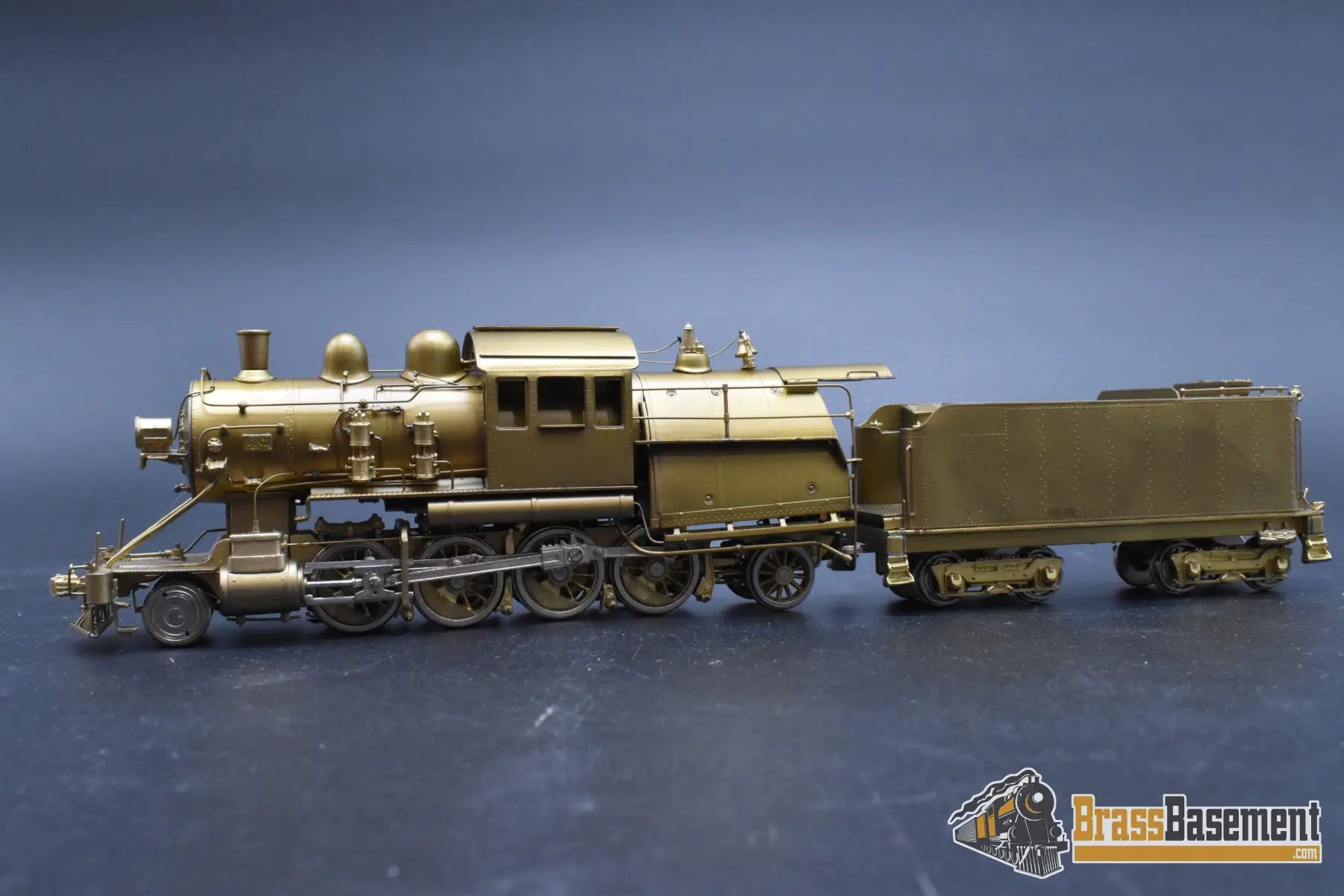 HO Brass - NJCB 885 Lehigh Valley N-1 Camelback 2-8-2 Unpainted - Mint Steam