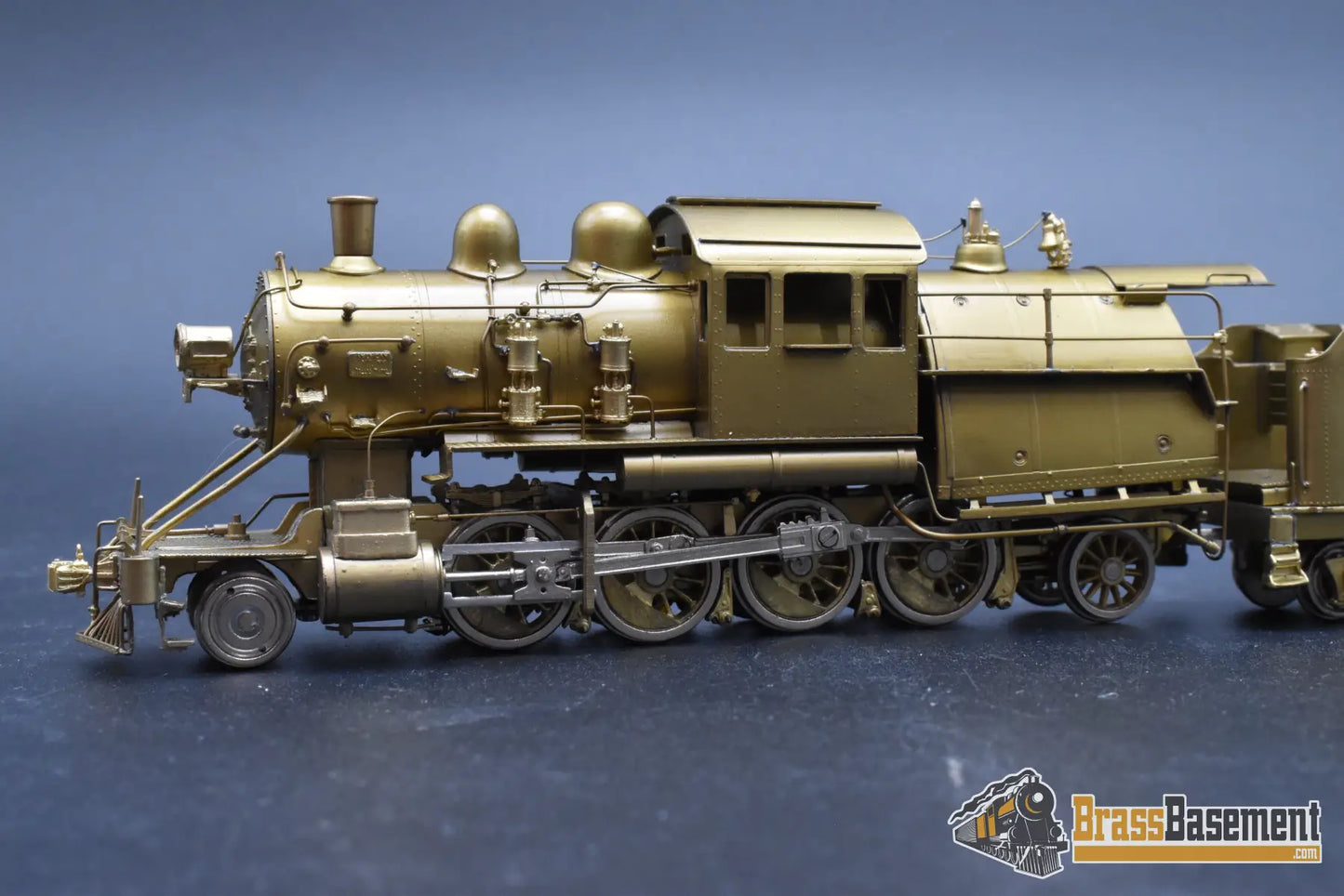 HO Brass - NJCB 885 Lehigh Valley N-1 Camelback 2-8-2 Unpainted - Mint Steam