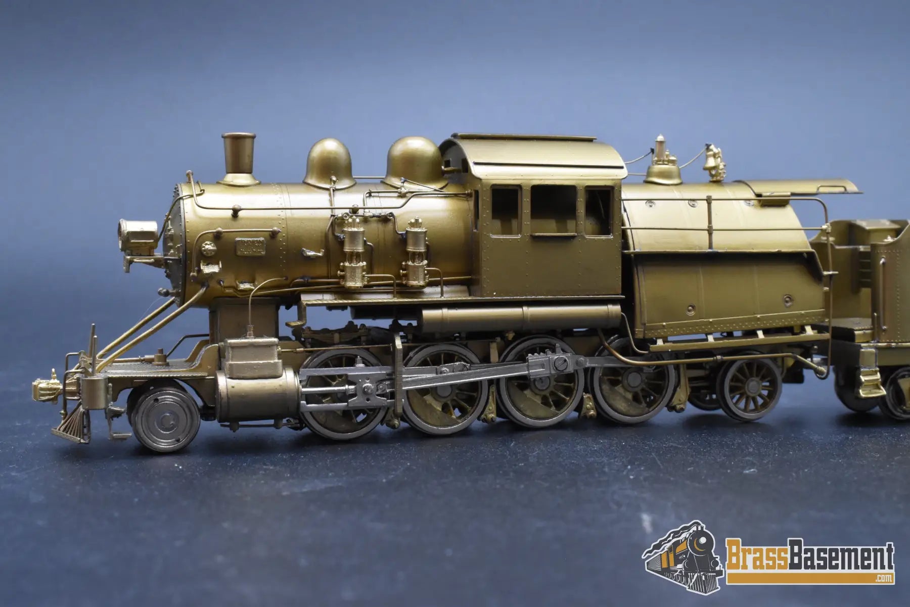 HO Brass - NJCB 885 Lehigh Valley N-1 Camelback 2-8-2 Unpainted - Mint Steam