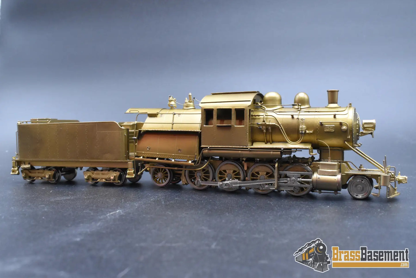 HO Brass - NJCB 885 Lehigh Valley N-1 Camelback 2-8-2 Unpainted - Mint Steam