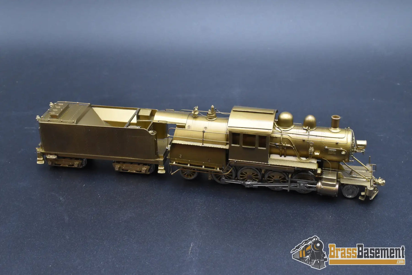 HO Brass - NJCB 885 Lehigh Valley N-1 Camelback 2-8-2 Unpainted - Mint Steam