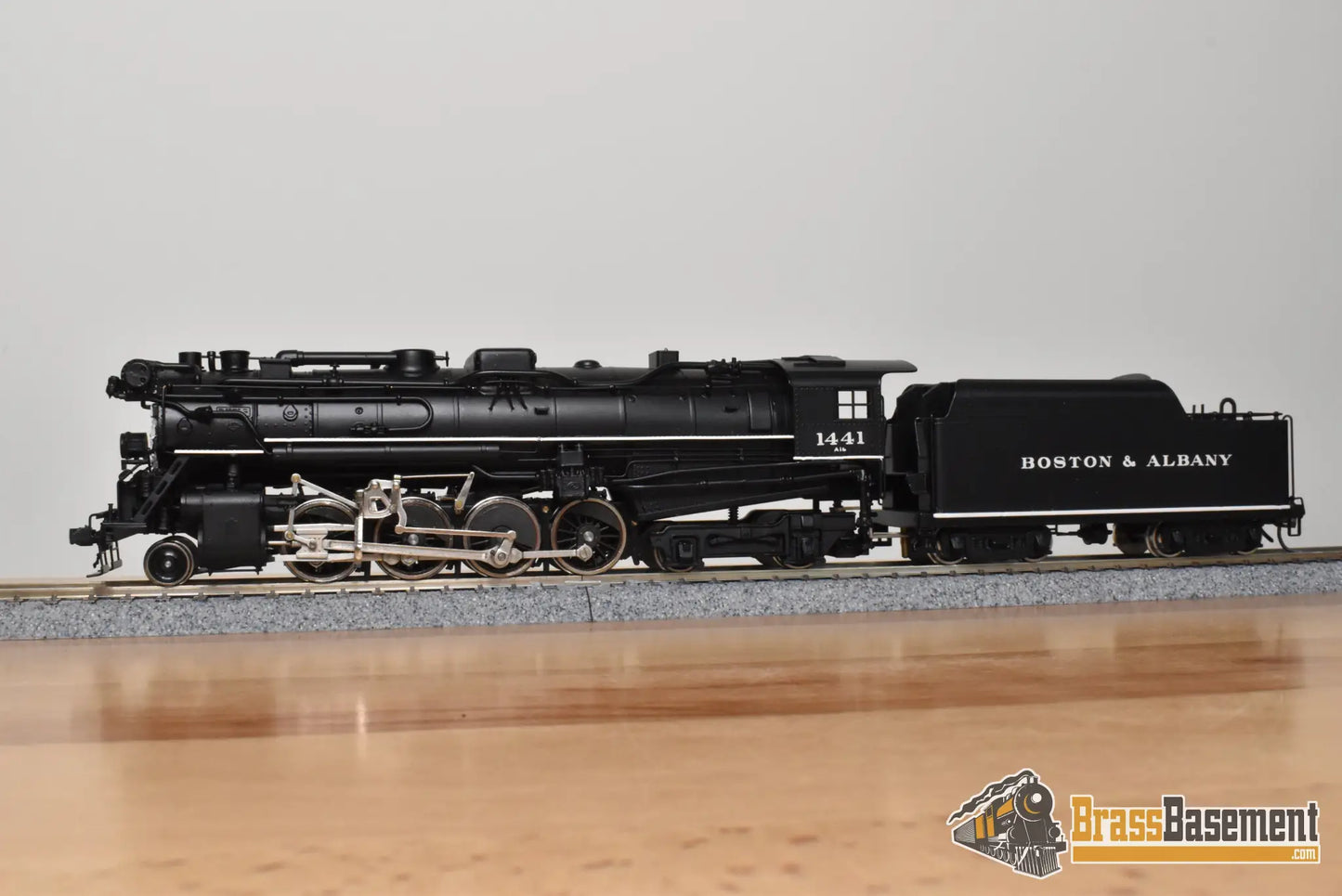 HO Brass - NJCB Boston & Albany B&A A-1b 2-8-4 - F/P Nice - Used - Steam