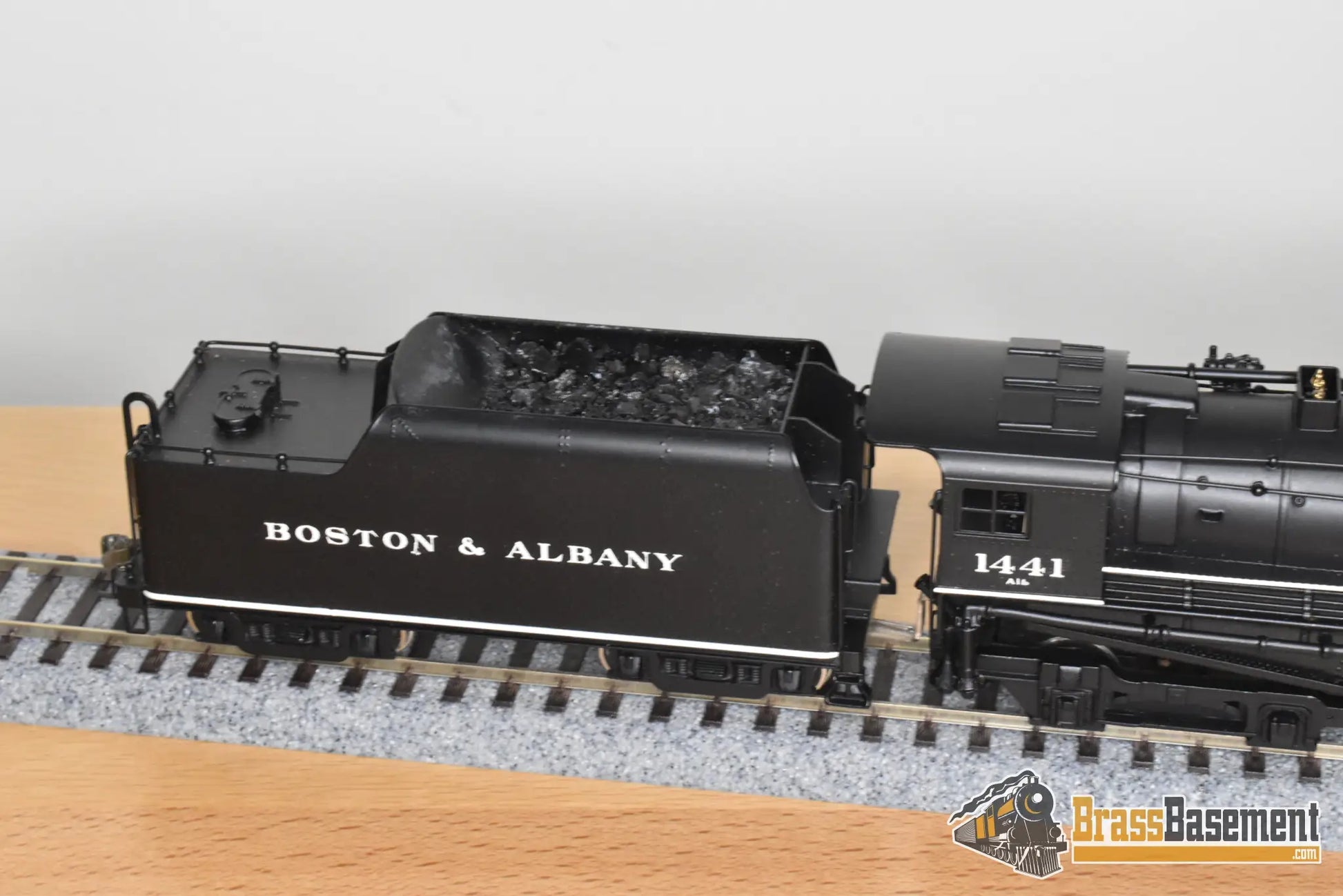 HO Brass - NJCB Boston & Albany B&A A-1b 2-8-4 - F/P Nice - Used - Steam