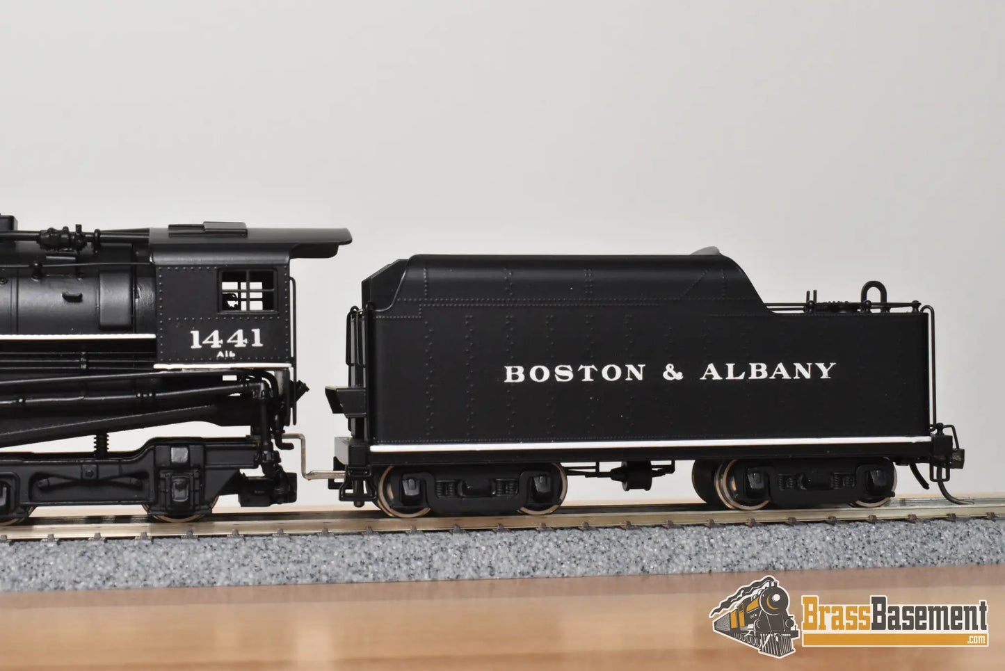 HO Brass - NJCB Boston & Albany B&A A-1b 2-8-4 - F/P Nice - Used - Steam