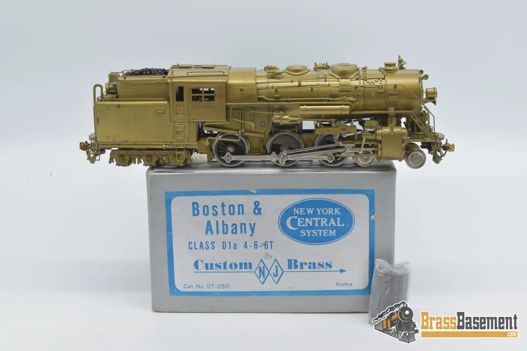 Ho Brass - Njcb Boston & Albany D - 1A 4 - 6 - 6T Unpainted Steam