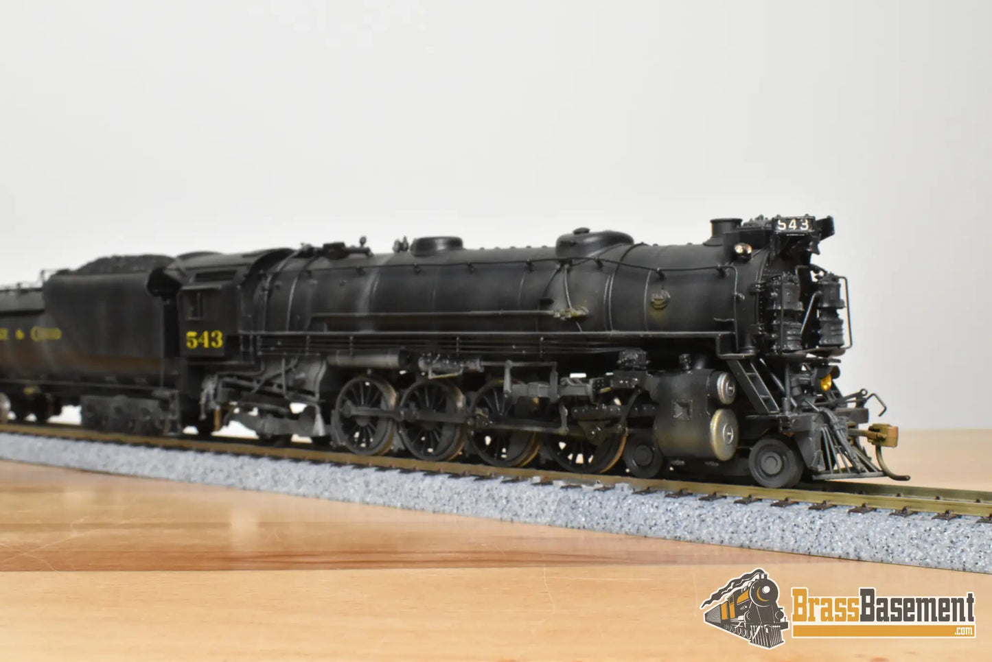 HO Brass - NJCB C&O Chesapeake & Ohio 4-8-2 #543 - Custom Paint - Steam