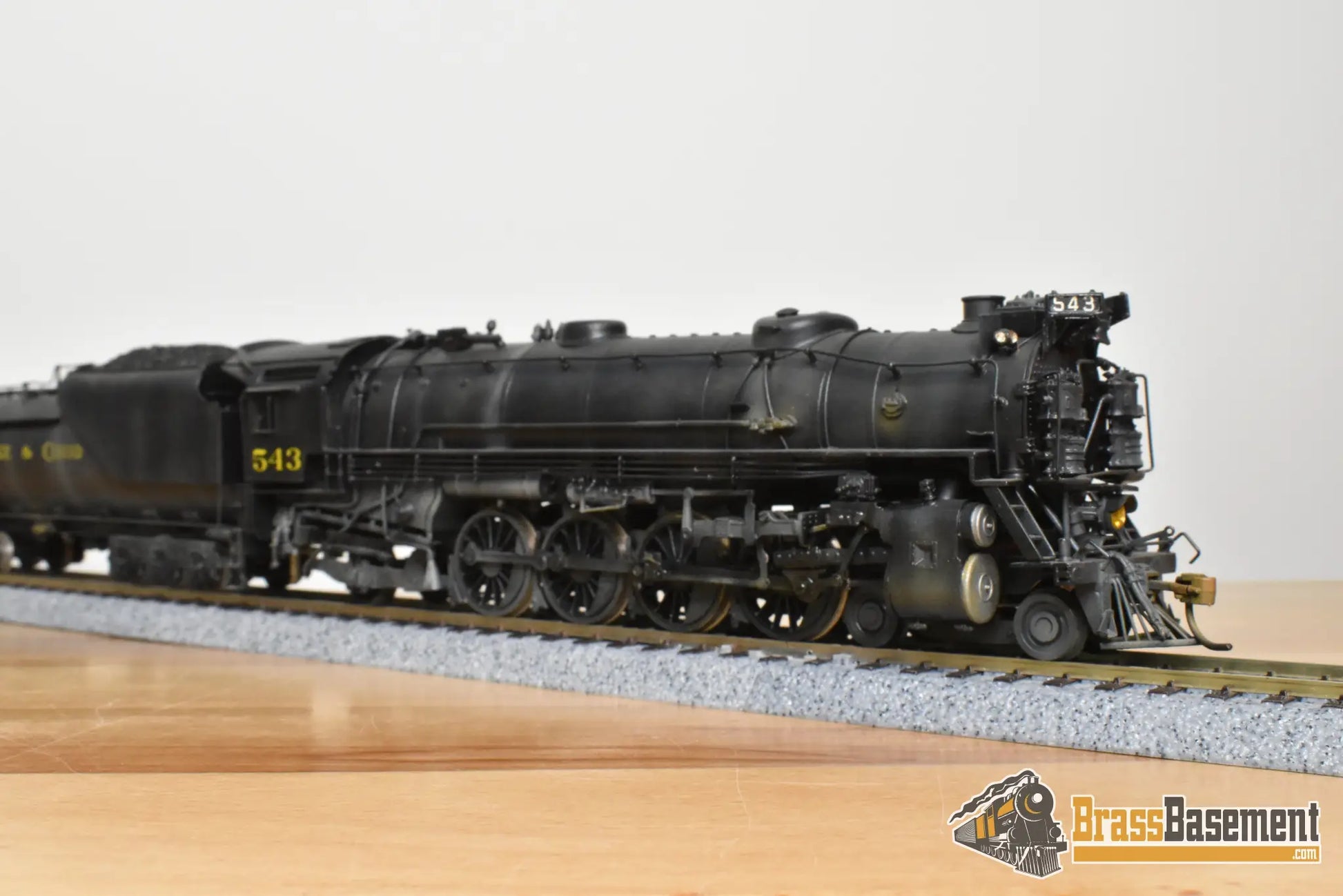 HO Brass - NJCB C&O Chesapeake & Ohio 4-8-2 #543 - Custom Paint - Steam