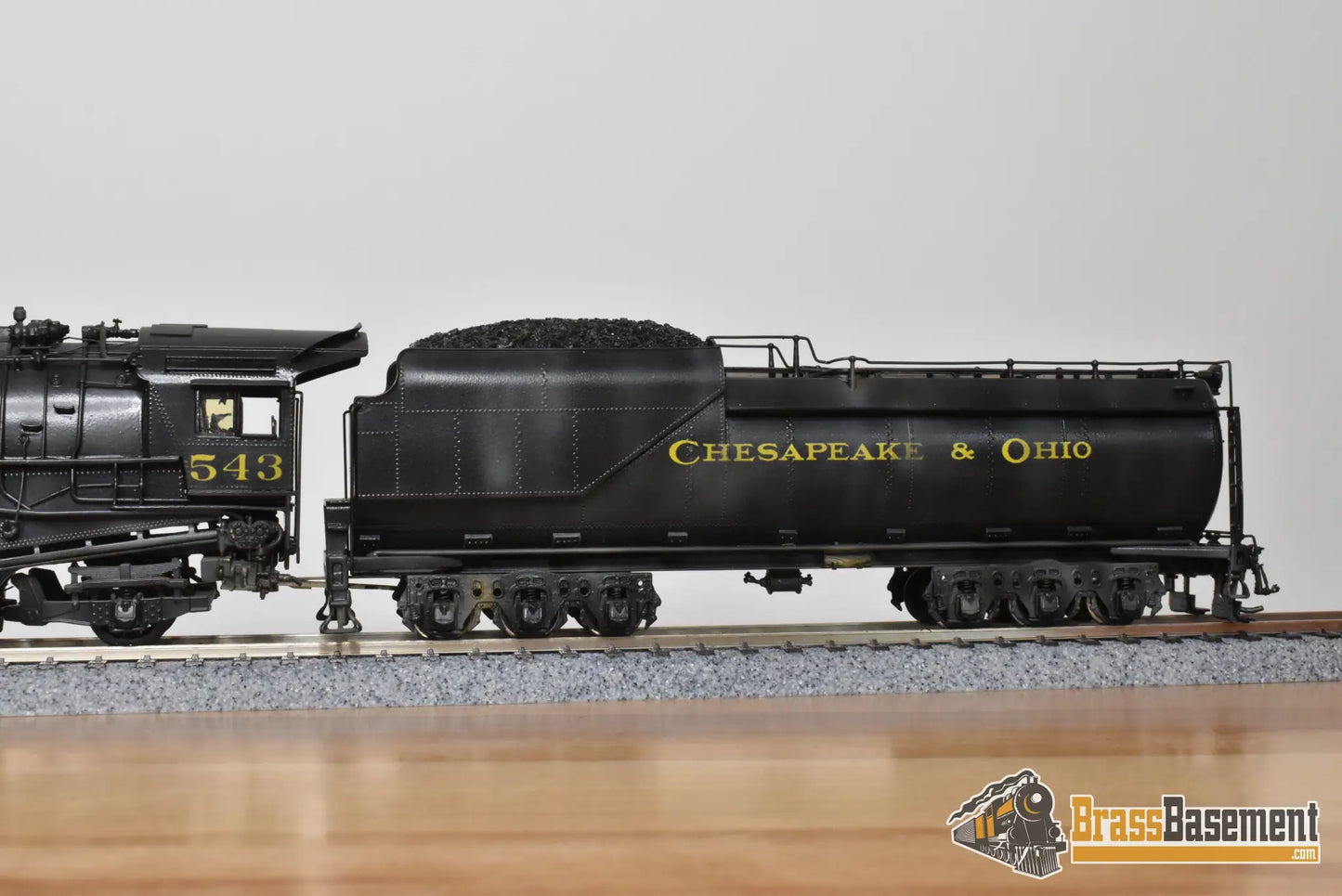 HO Brass - NJCB C&O Chesapeake & Ohio 4-8-2 #543 - Custom Paint - Steam