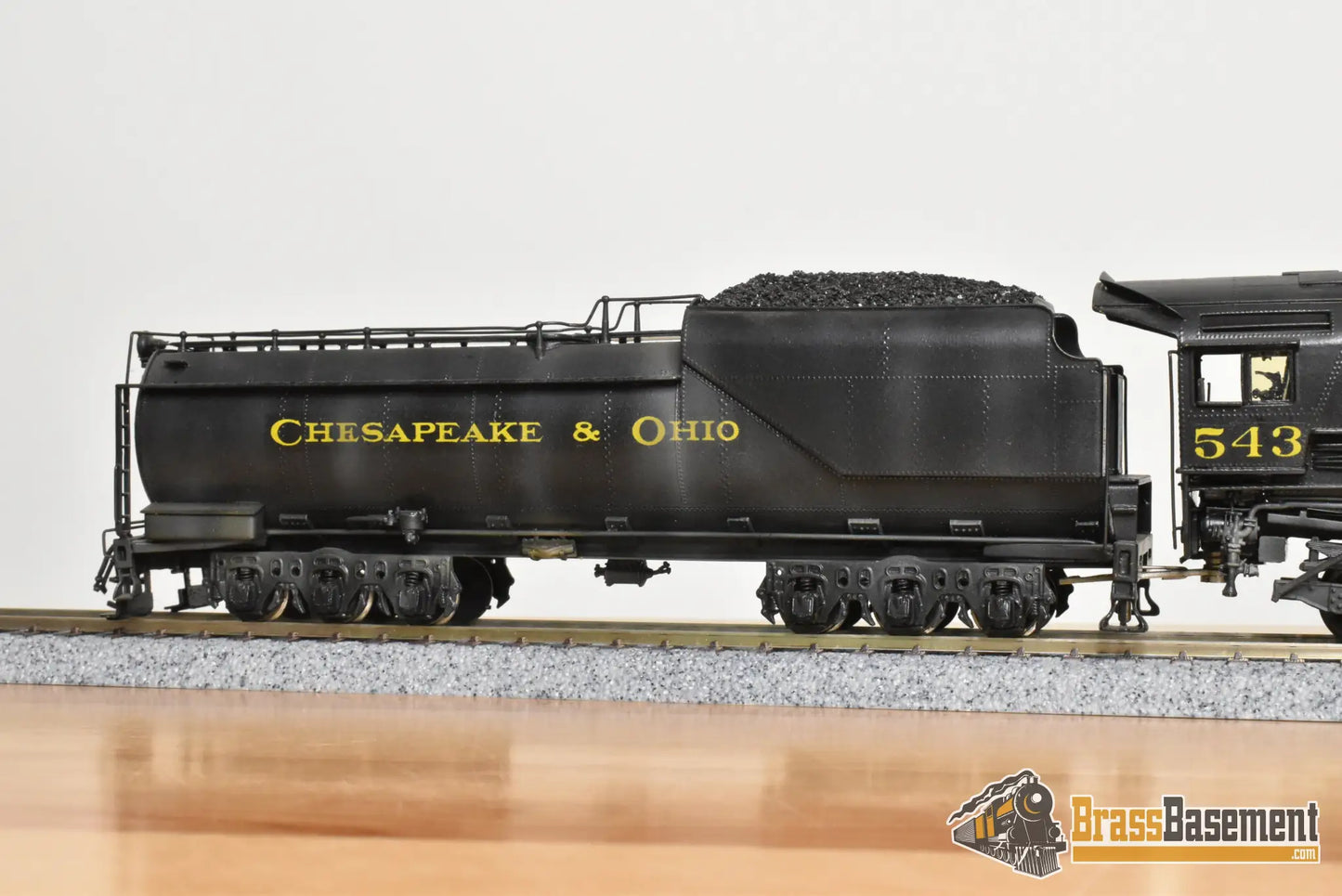 HO Brass - NJCB C&O Chesapeake & Ohio 4-8-2 #543 - Custom Paint - Steam