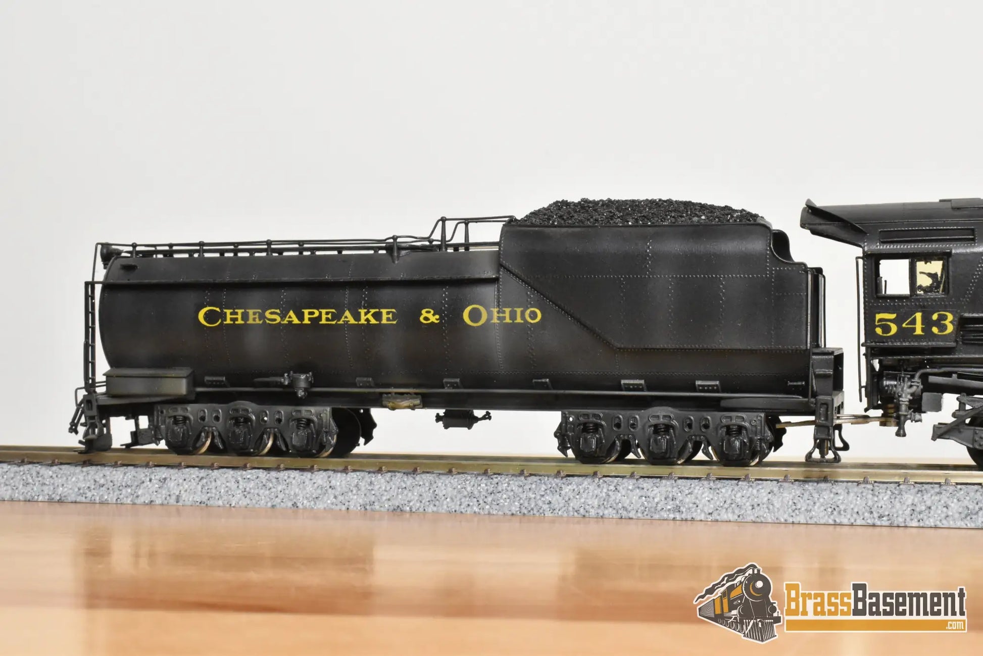 HO Brass - NJCB C&O Chesapeake & Ohio 4-8-2 #543 - Custom Paint - Steam