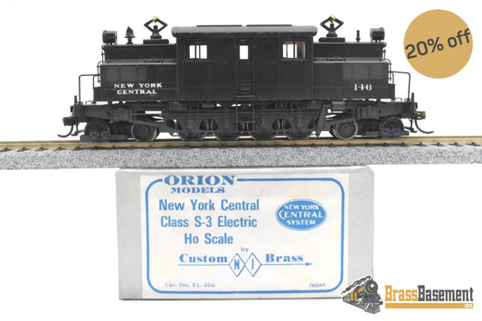 Ho Brass - Njcb Custom El-306 New York Central Nyc S-3 Electric C/P Passenger