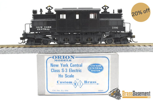 Ho Brass - Njcb Custom El-306 New York Central Nyc S-3 Electric C/P Passenger