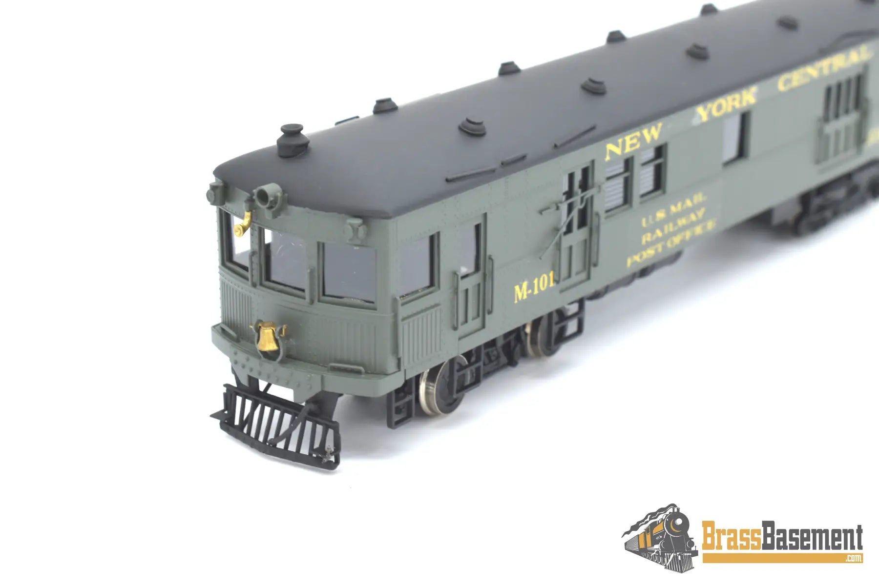 Ho Brass - Njcb Custom New York Central Nyc Gas Motor Rail Car Set Factory Paint Passenger