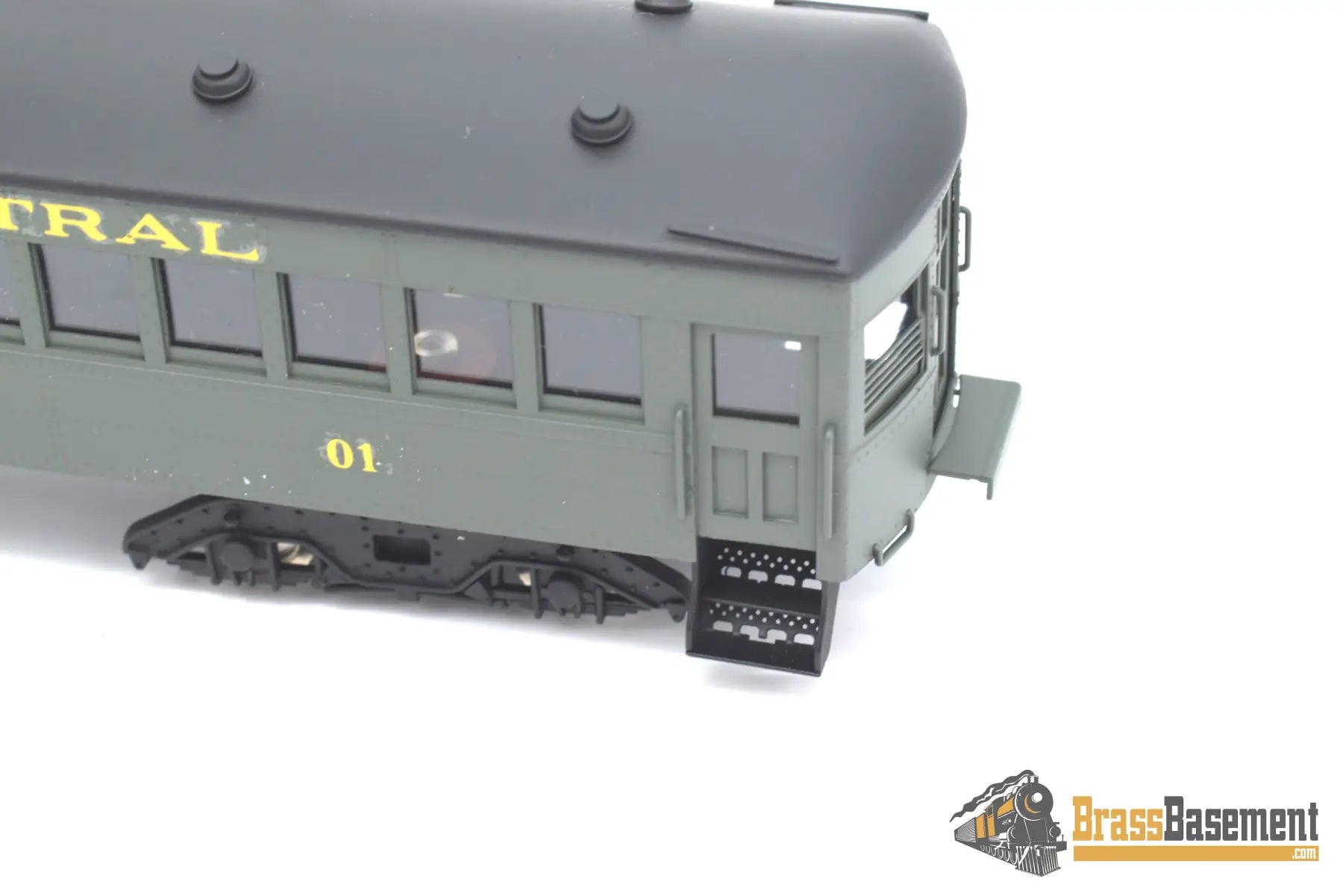 Ho Brass - Njcb Custom New York Central Nyc Gas Motor Rail Car Set Factory Paint Passenger