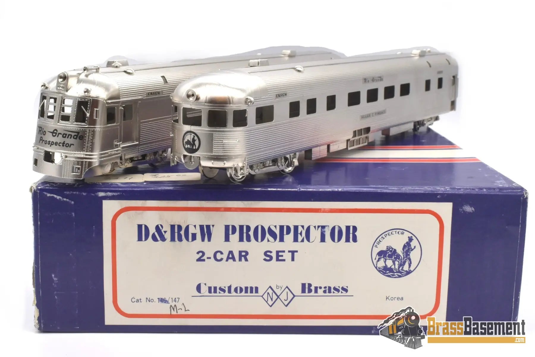 Ho Brass - Njcb D&Rgw Rio Grande Prospector 2 Car Set F/P Issues Diesel