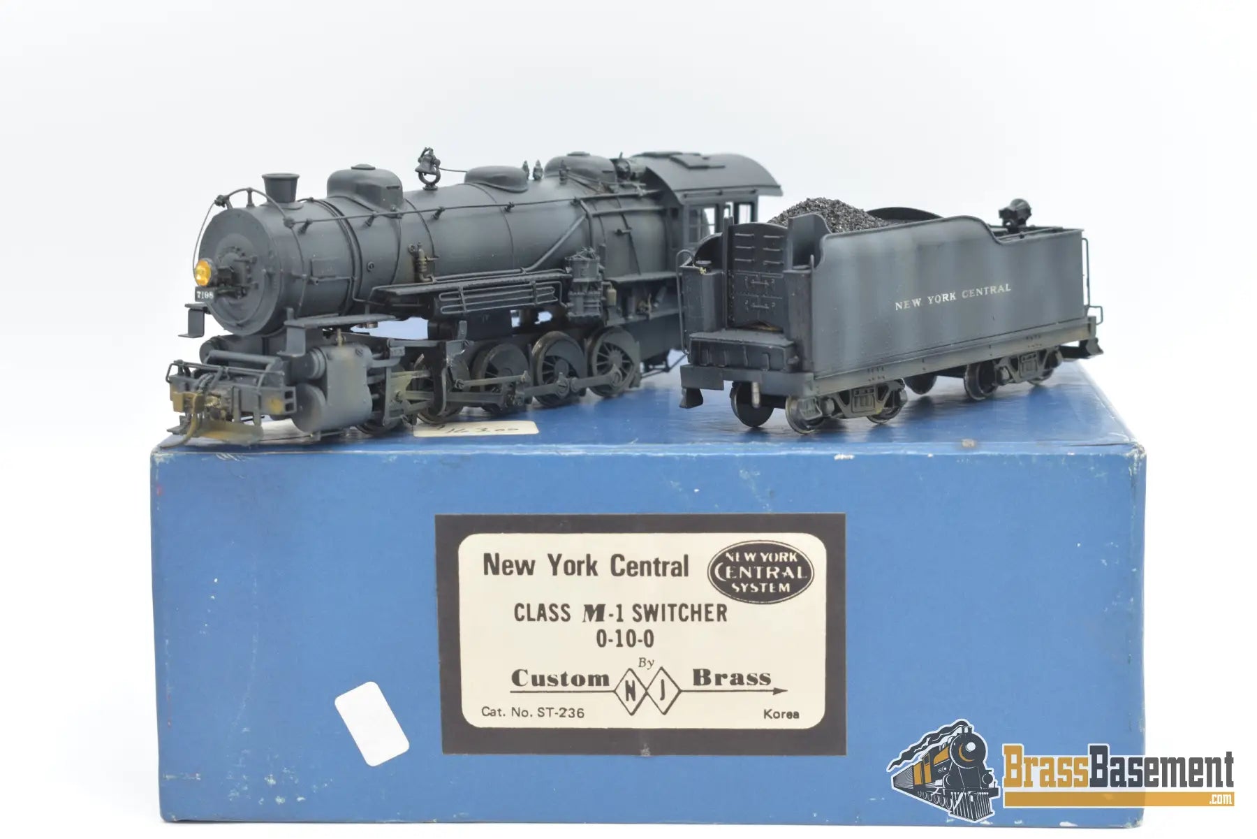 Ho Brass - Njcb New York Central Nyc M - 1 0 - 10 - 0 Switcher Custom Painted Very Nice Steam