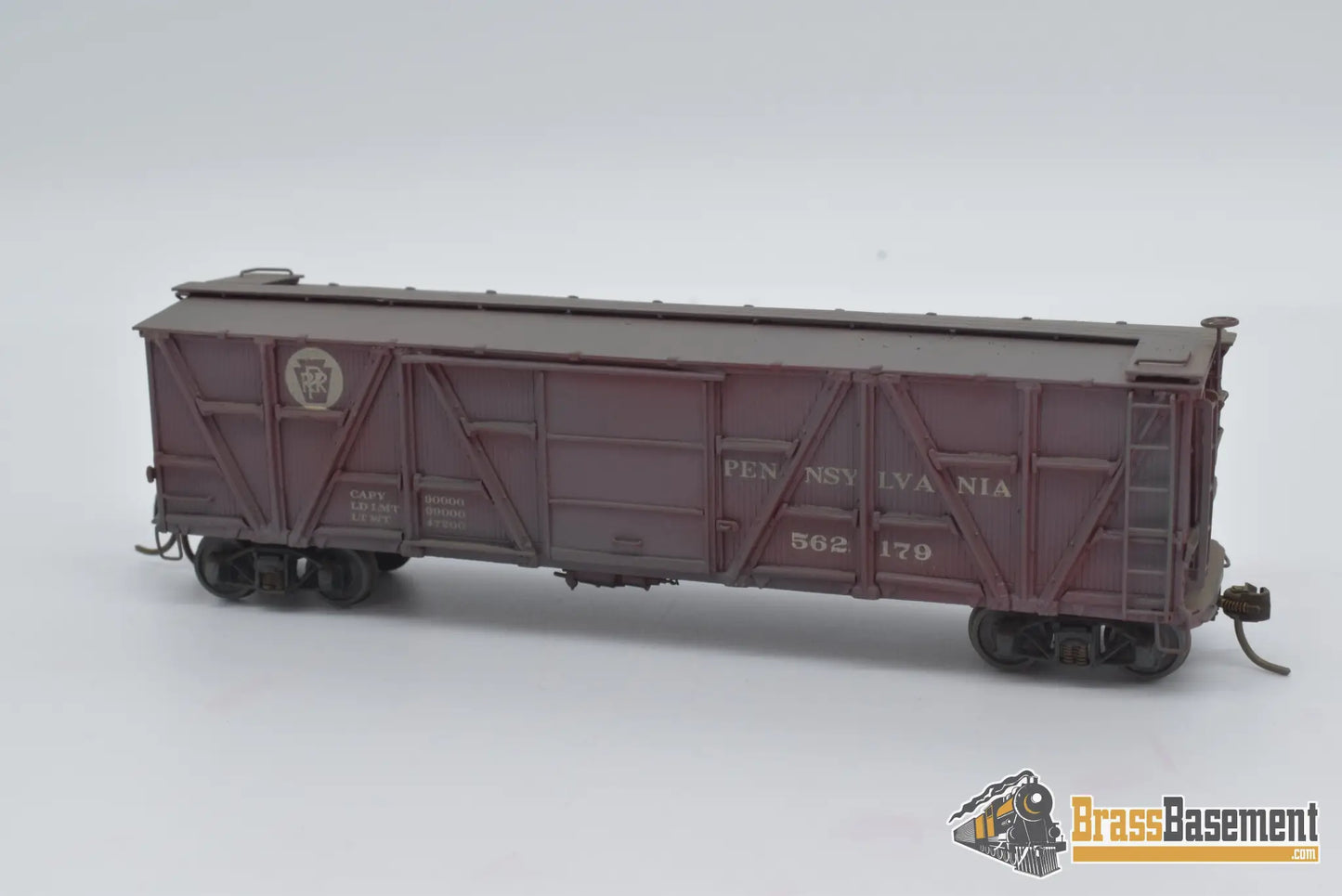 Ho Brass - Njcb Pennsylvania Prr X - 23 Wood War Boxcar Custom Paint Freight