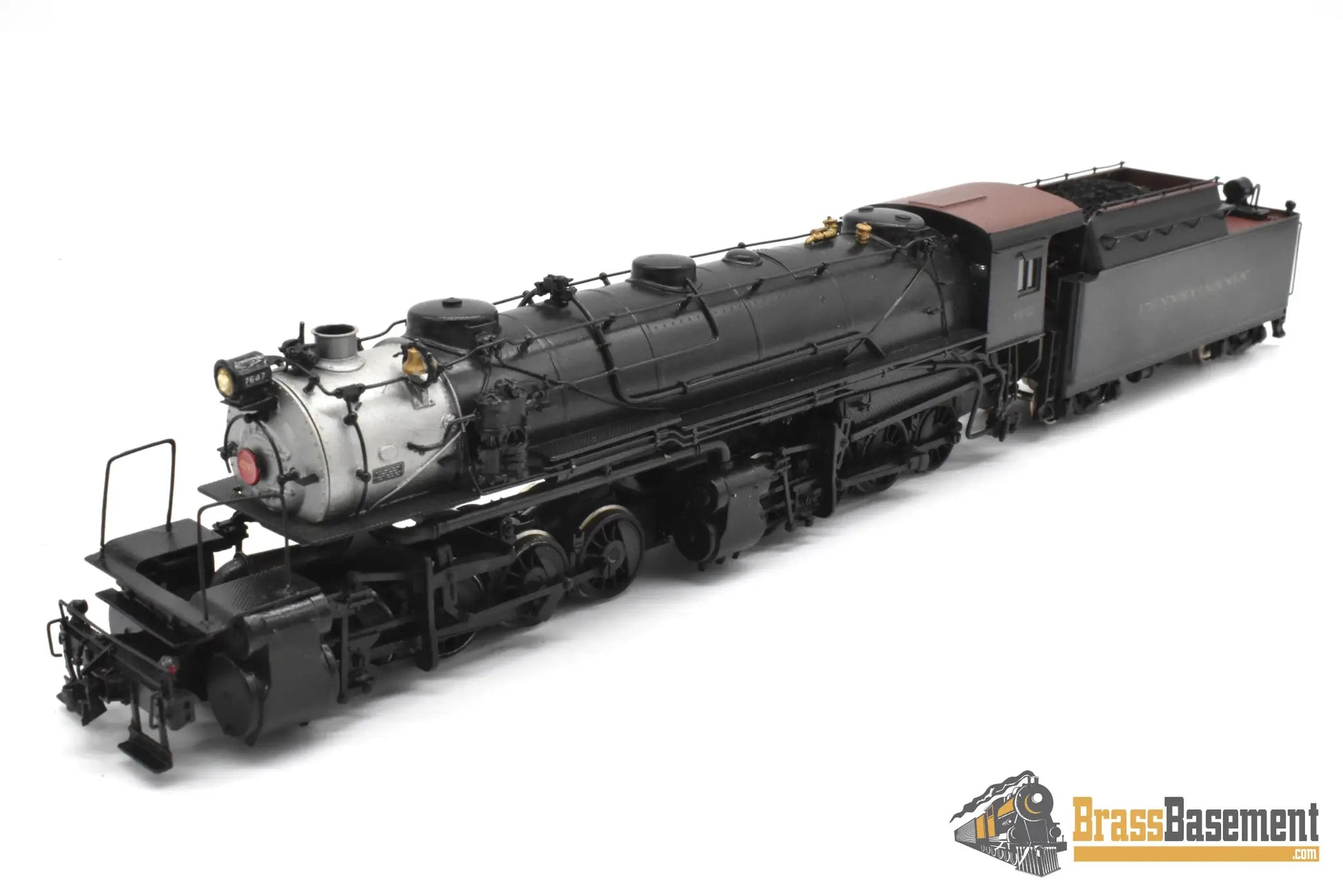 HO Brass - NJCB Pennsylvania RR 0-8-8-0 CC-2 #7647 - C/P Pro NWSL Gearboxes Steam