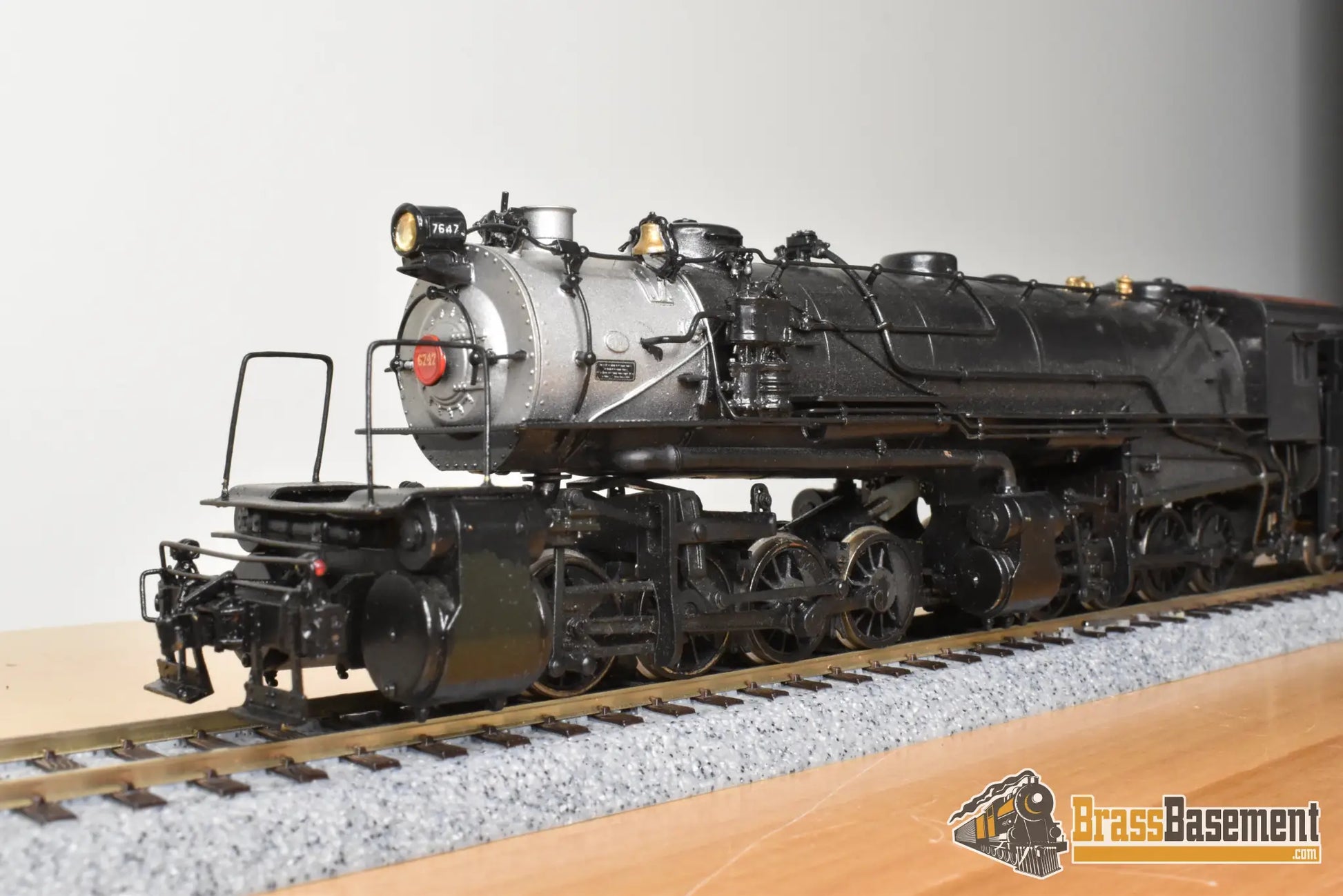HO Brass - NJCB Pennsylvania RR 0-8-8-0 CC-2 #7647 - C/P Pro NWSL Gearboxes Steam