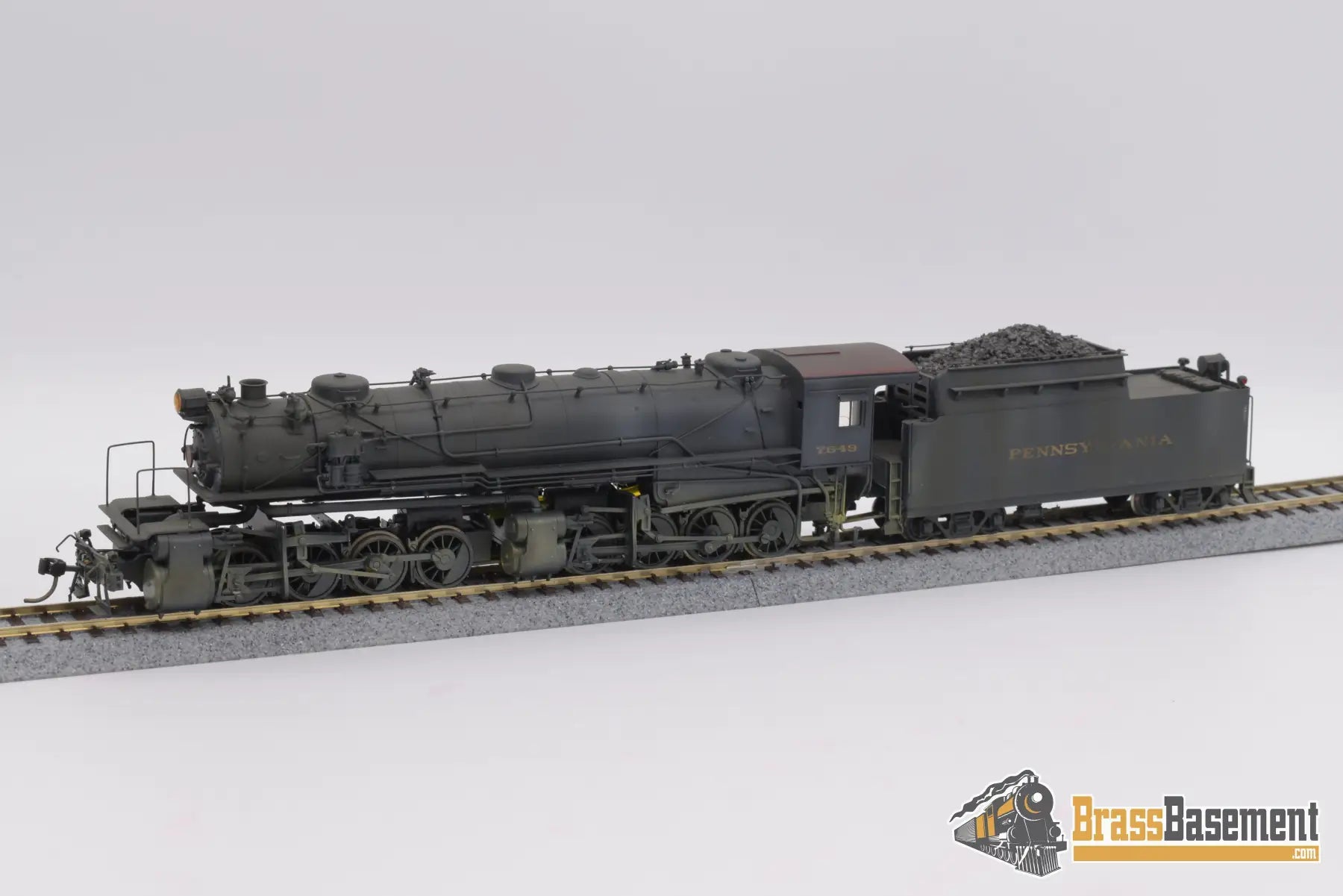Ho Brass - Njcb Pennsylvania Rr 0 - 8 - 8 - 0 Cc - 2 C/P Fair Steam