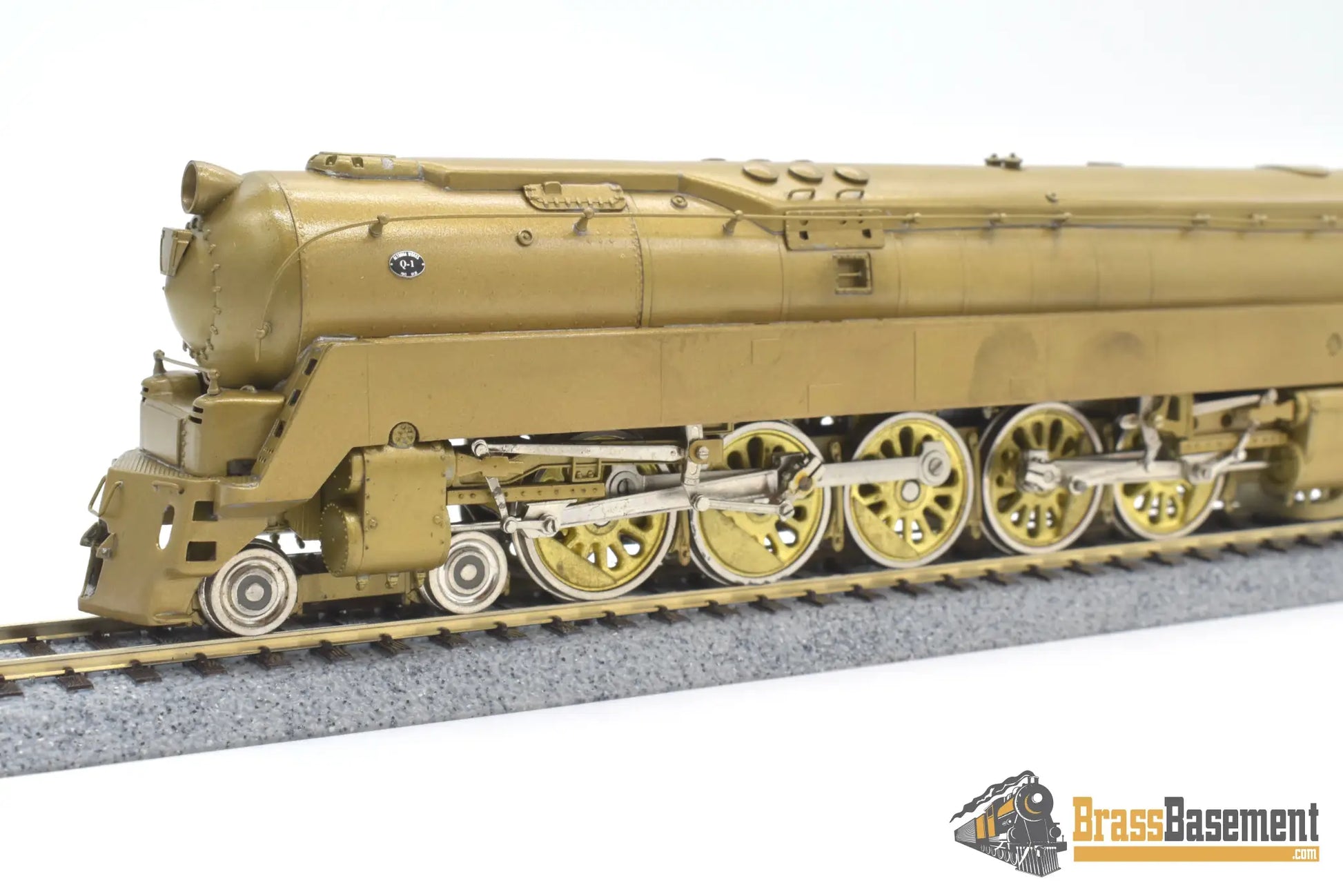 Ho Brass - Njcb Prr Pennsylvania Q - 1 4 - 6 - 4 - 4 Duplex Streamlined Unpainted Steam