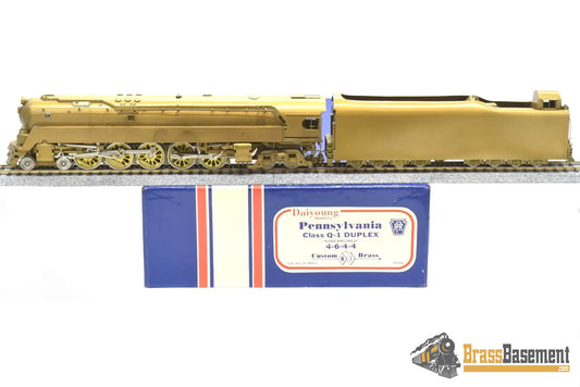 Ho Brass - Njcb Prr Pennsylvania Q - 1 4 - 6 - 4 - 4 Duplex Streamlined Unpainted Steam