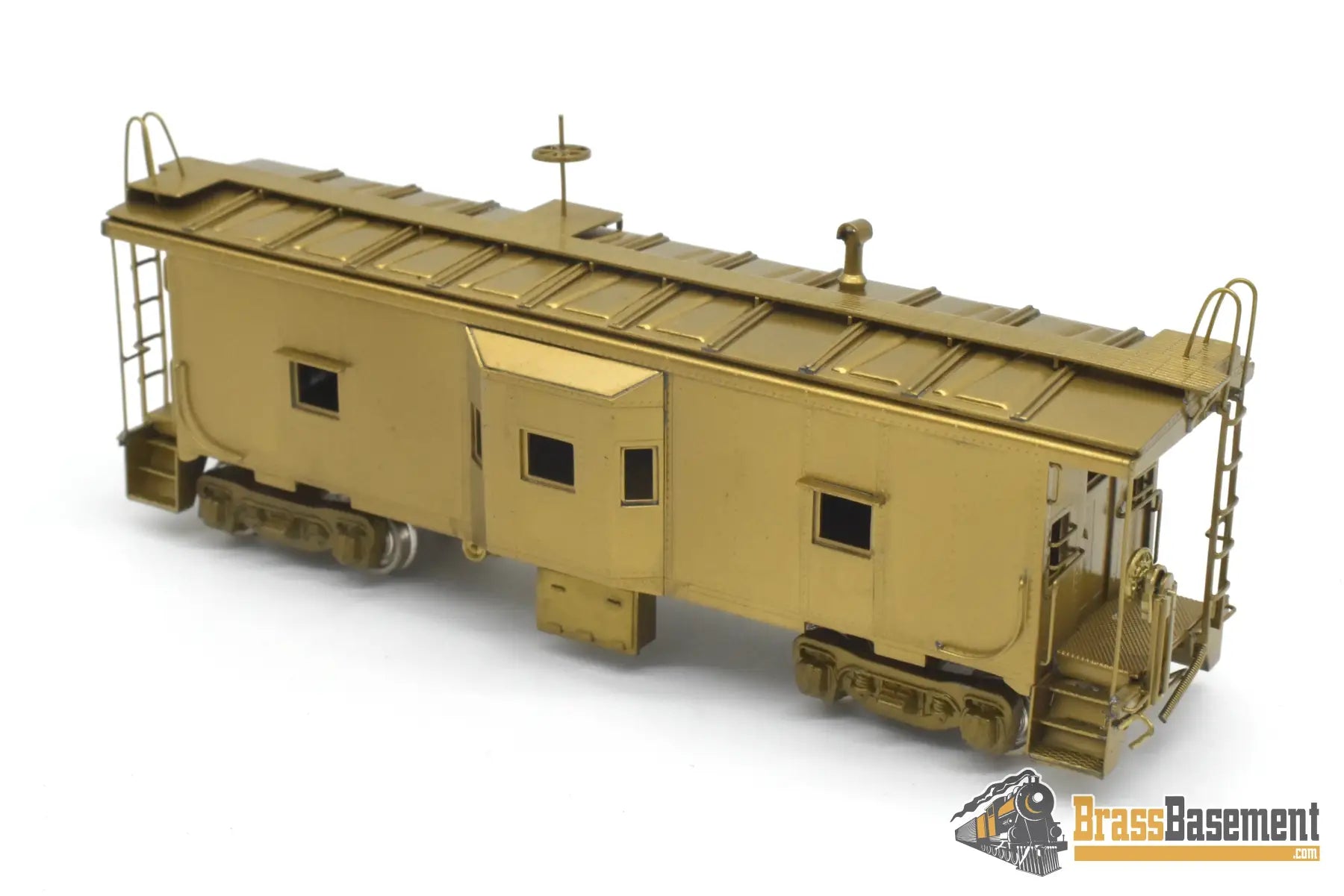 HO Brass - NJCB RS-671 Erie Bay Window Caboose #C-300 - Unpainted Mint Caboose