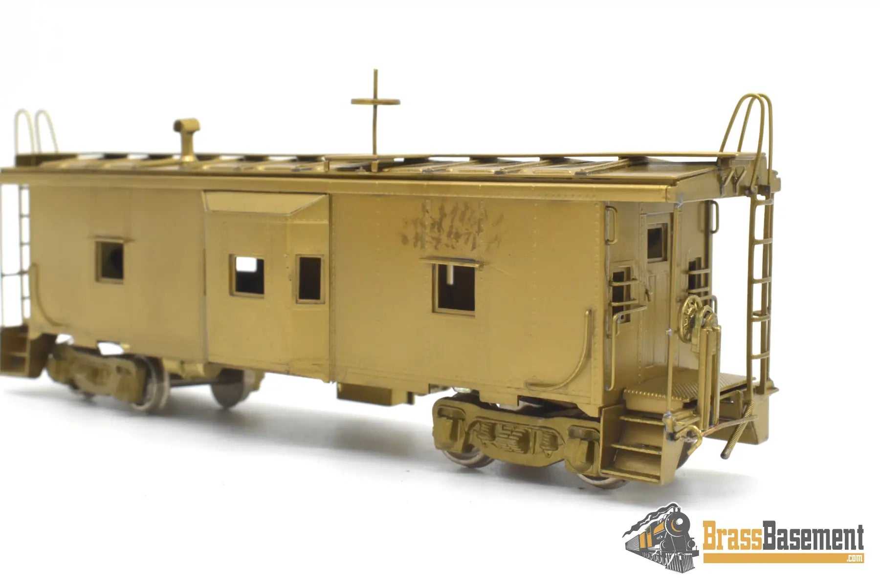 HO Brass - NJCB RS-671 Erie Bay Window Caboose #C-300 - Unpainted Mint Caboose