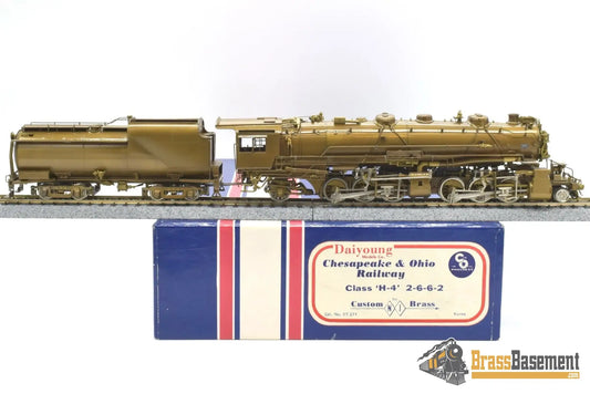 Ho Brass - Njcb St - 271 Chesapeake & Ohio C&O H - 4 2 - 6 - 6 - 2 Mallet Mint Unpainted Steam