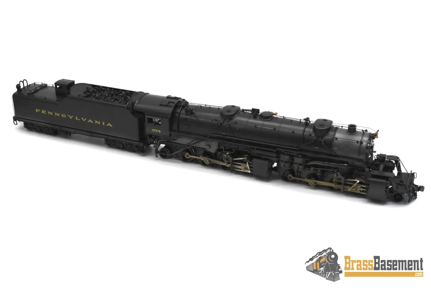 HO Brass - NJCB ST-836 GOM Pennsylvania PRR HH-1 2-8-8-2 #374 - Nice C/P Steam