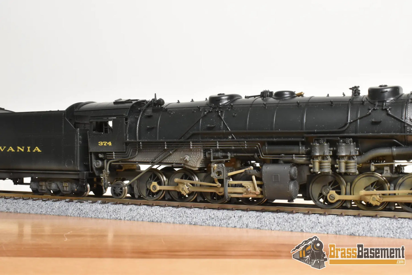 HO Brass - NJCB ST-836 GOM Pennsylvania PRR HH-1 2-8-8-2 #374 - Nice C/P Steam