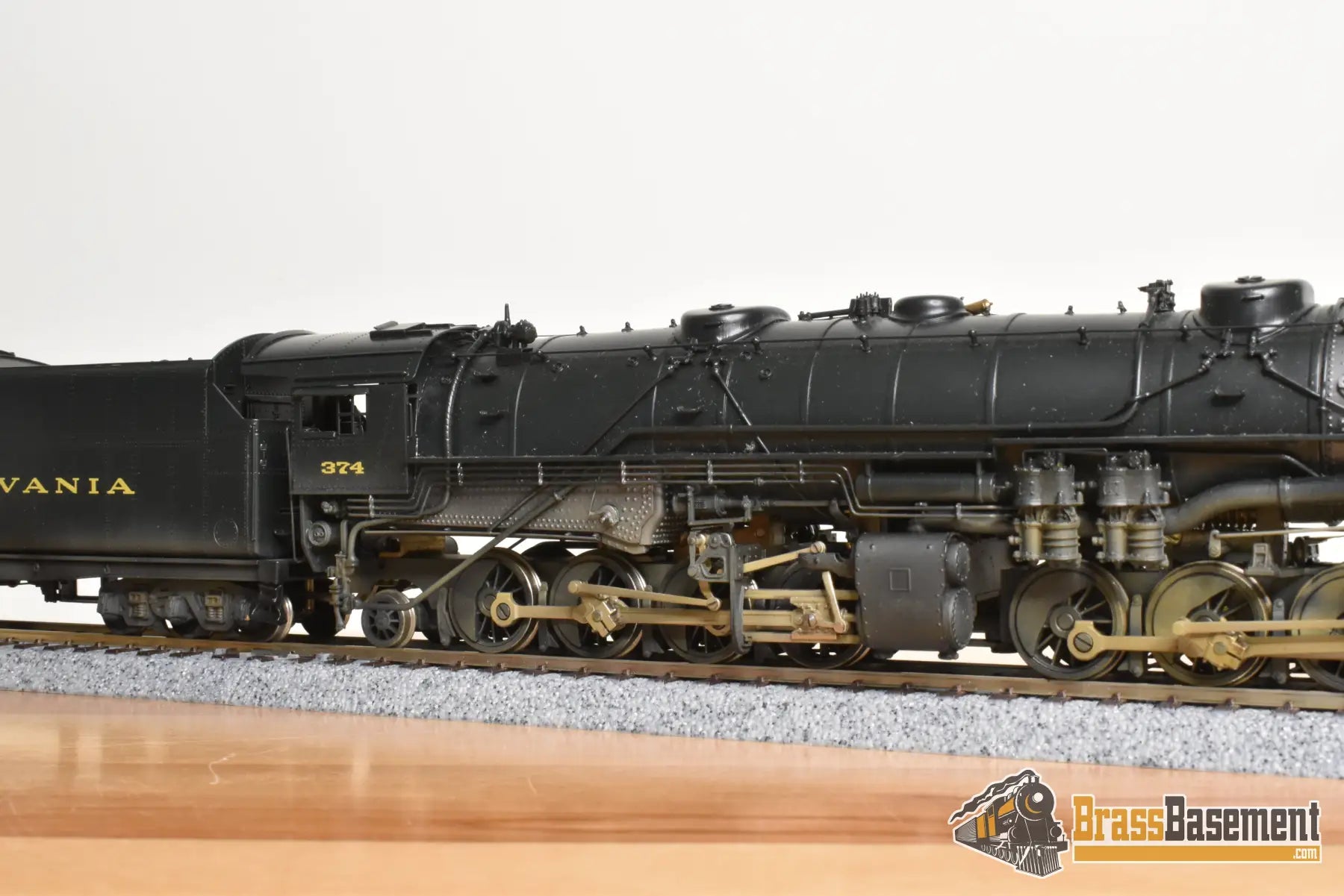 HO Brass - NJCB ST-836 GOM Pennsylvania PRR HH-1 2-8-8-2 #374 - Nice C/P Steam