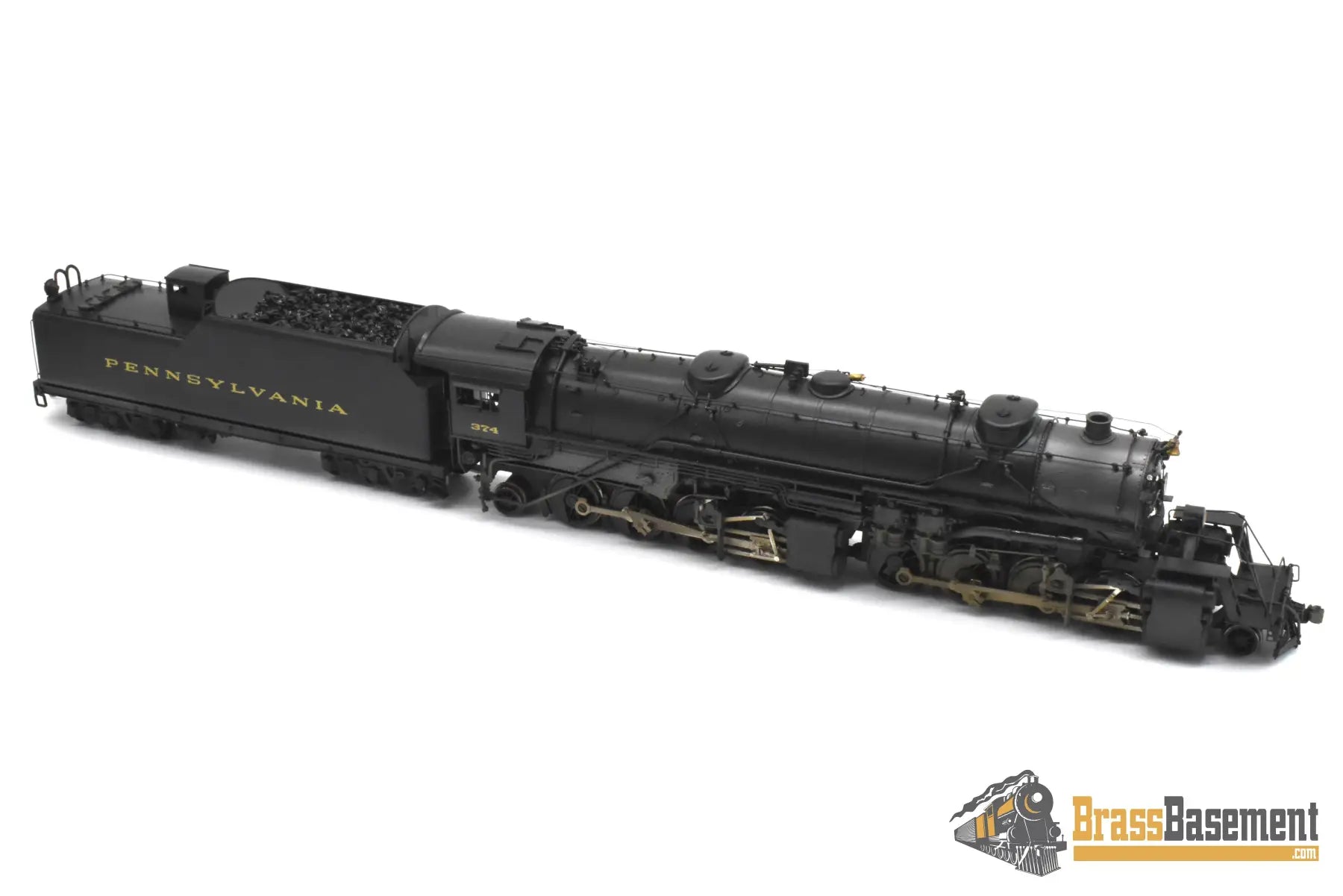 HO Brass - NJCB ST-836 GOM Pennsylvania PRR HH-1 2-8-8-2 #374 - Nice C/P Steam