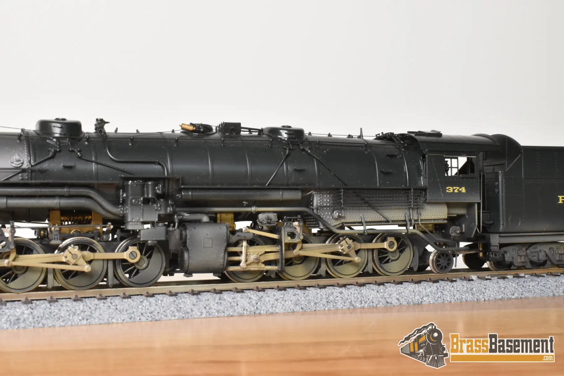 HO Brass - NJCB ST-836 GOM Pennsylvania PRR HH-1 2-8-8-2 #374 - Nice C/P Steam