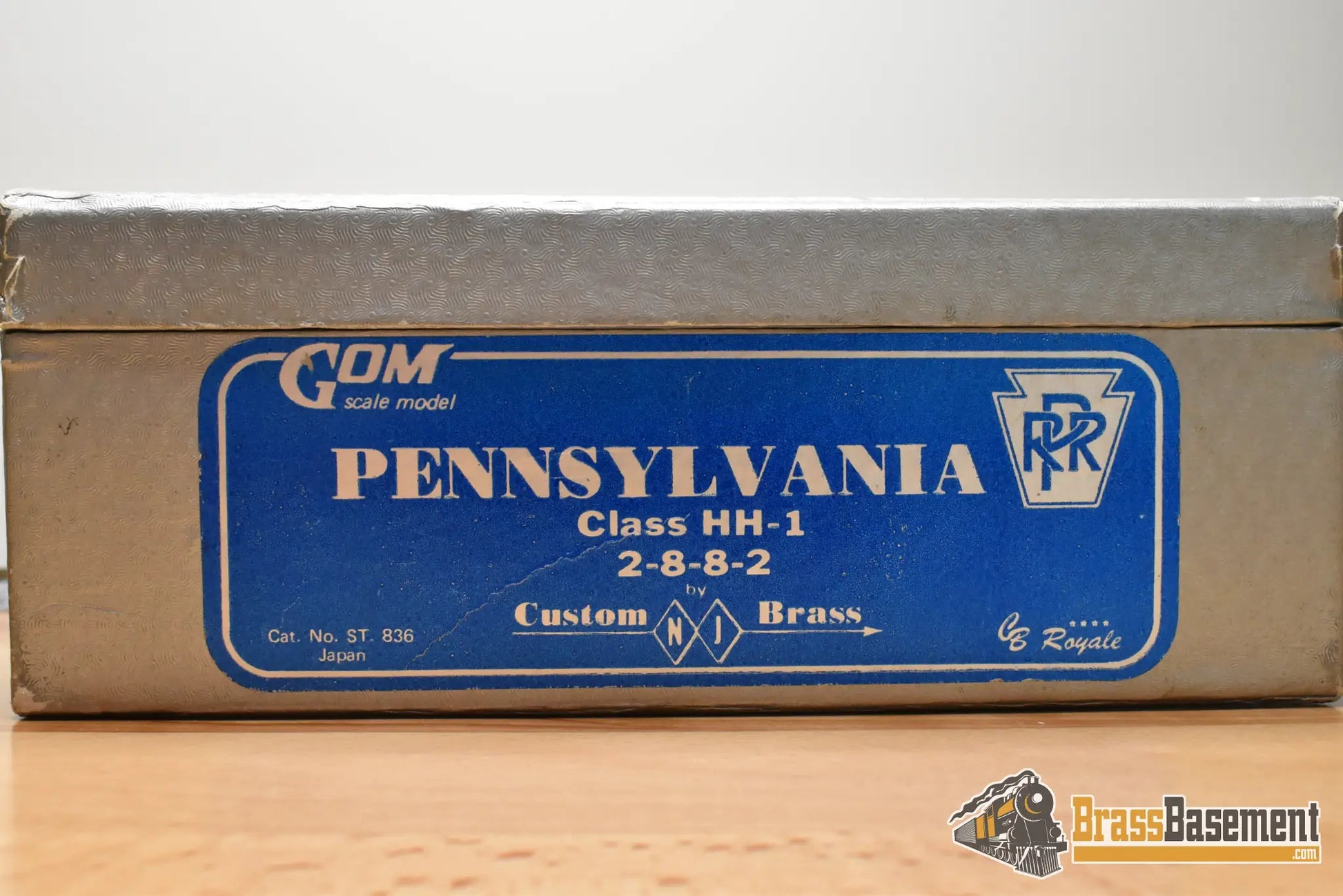 HO Brass - NJCB ST-836 GOM Pennsylvania PRR HH-1 2-8-8-2 #374 - Nice C/P Steam